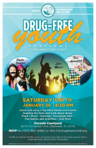 Drug-Free Youth Festival 26 Jan 2019