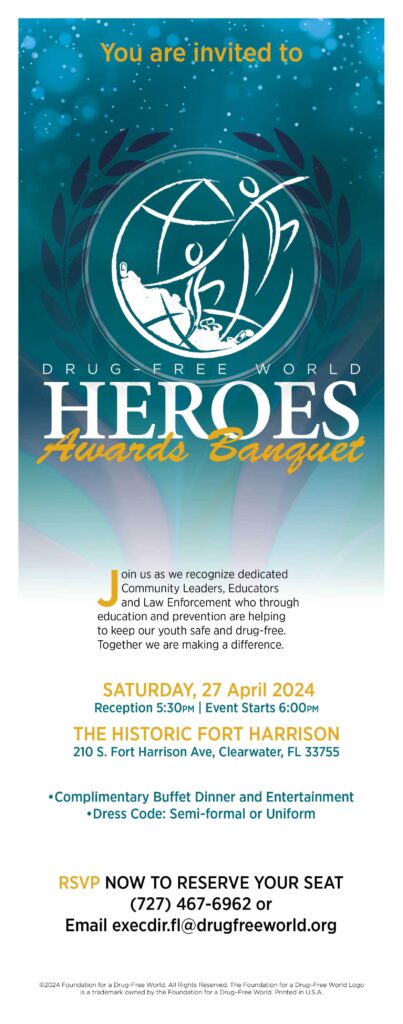 Drug-Free World Heroes Banquet 2024